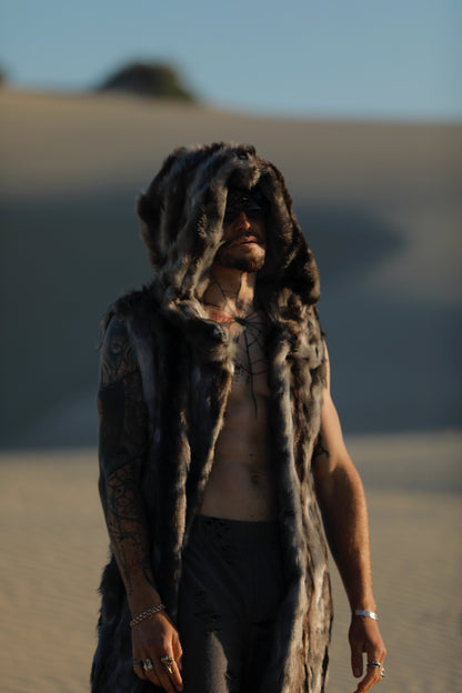 Dune Rebel Long Fur Vest