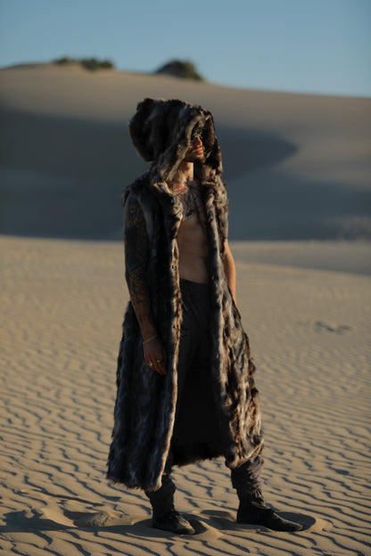 Dune Rebel Long Fur Vest