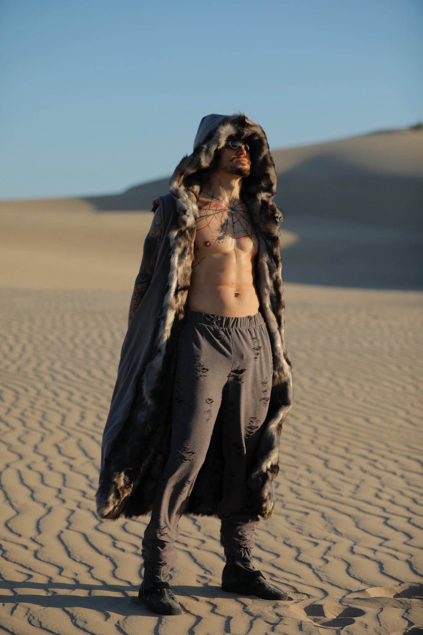 Dune Rebel Long Fur Vest