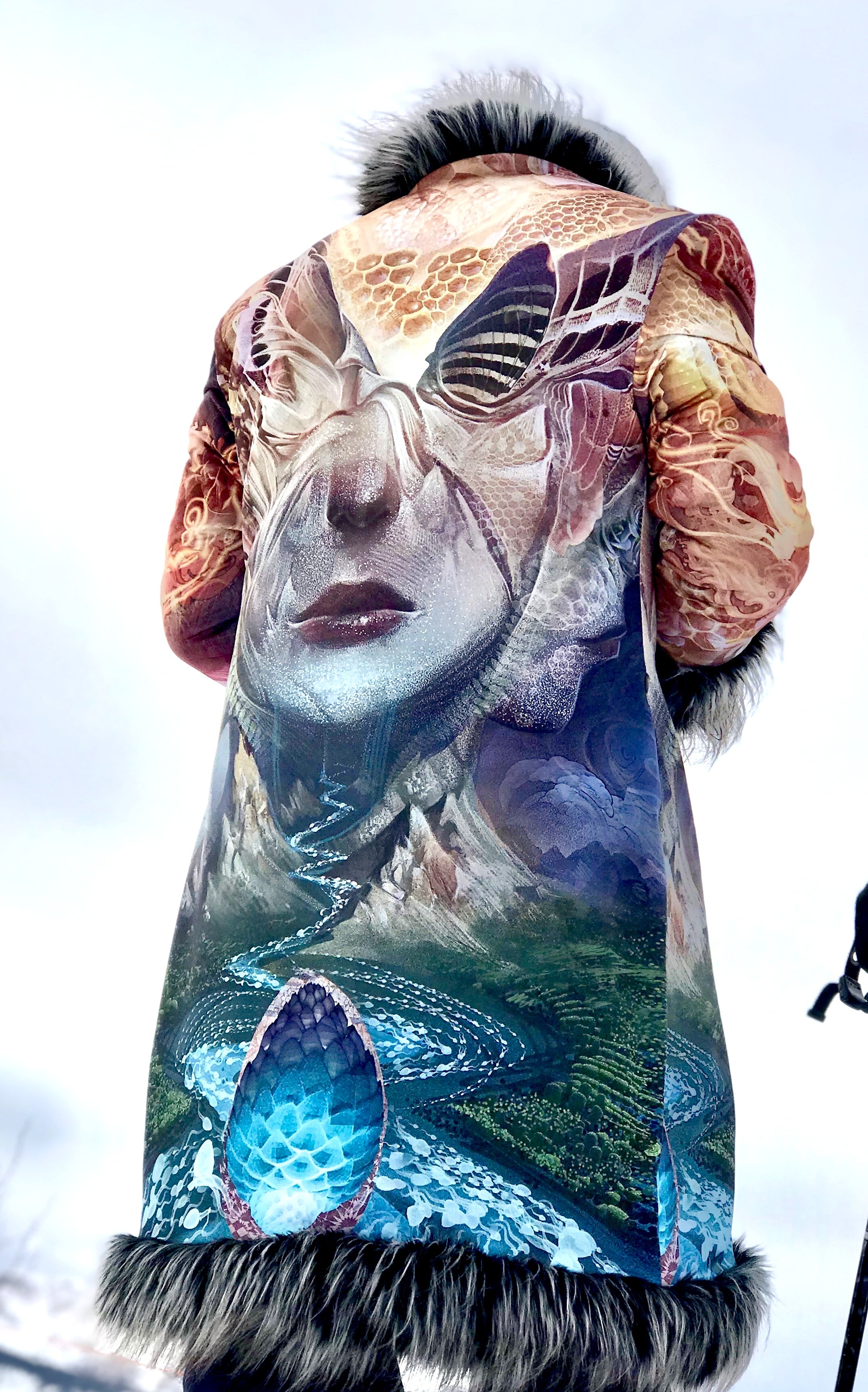 Nature by Android Jones – Boho Coats