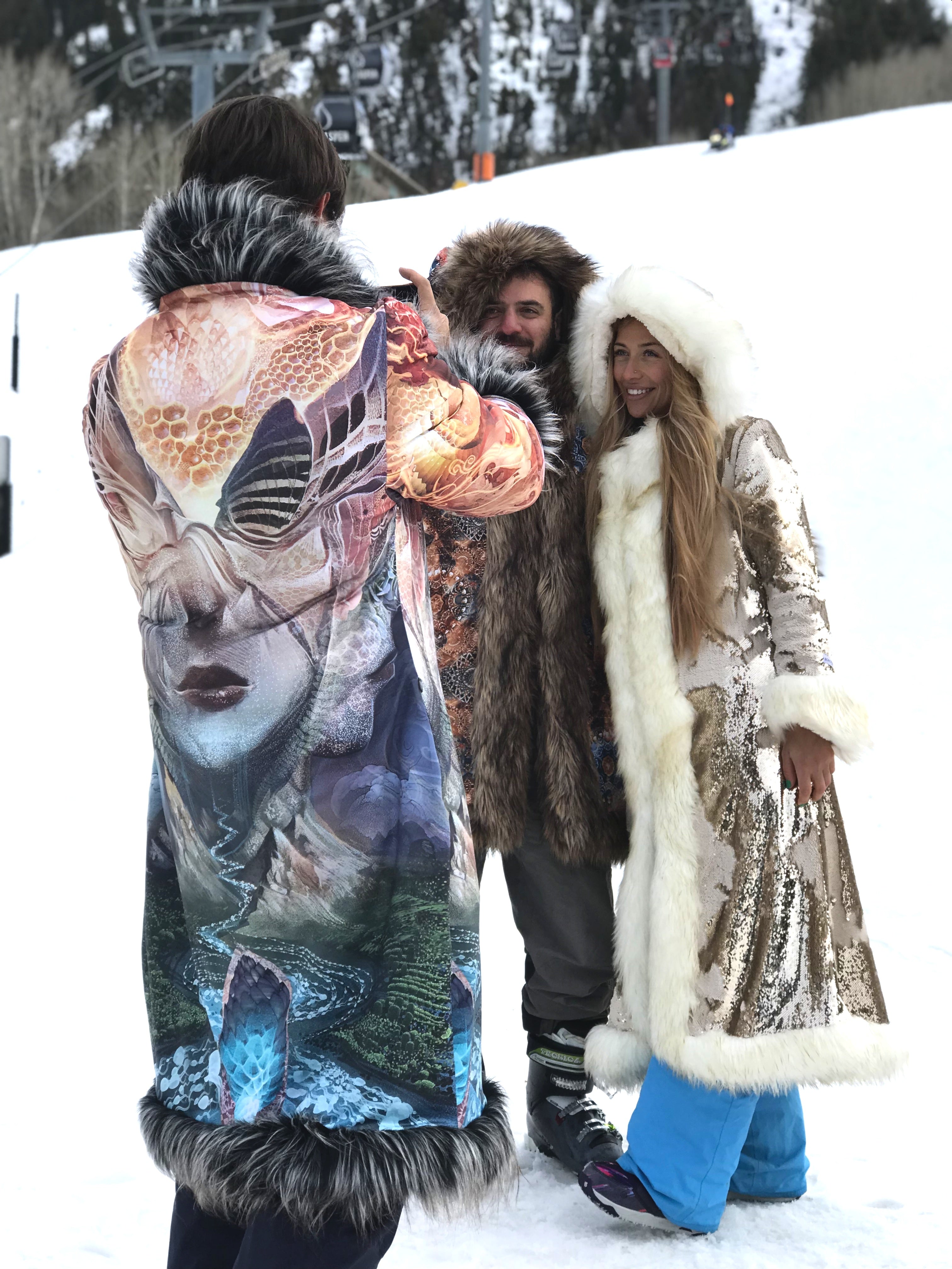 Nature by Android Jones – Boho Coats