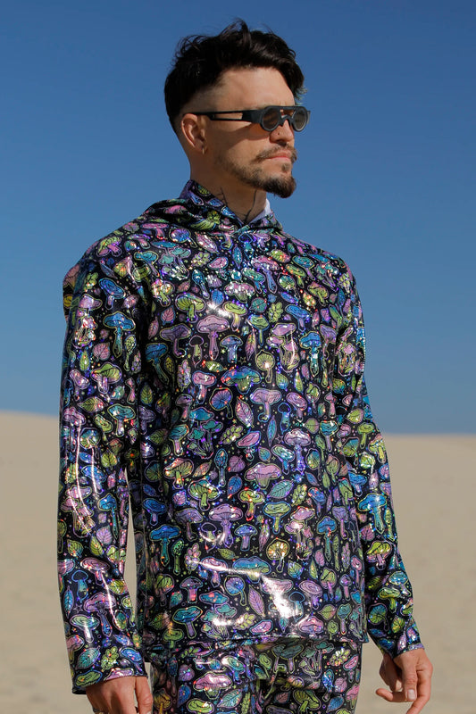 Neon Mushroom Hoodie