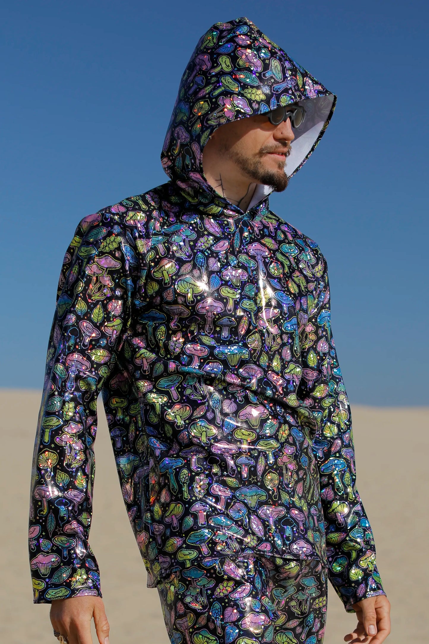 Neon Mushroom Hoodie