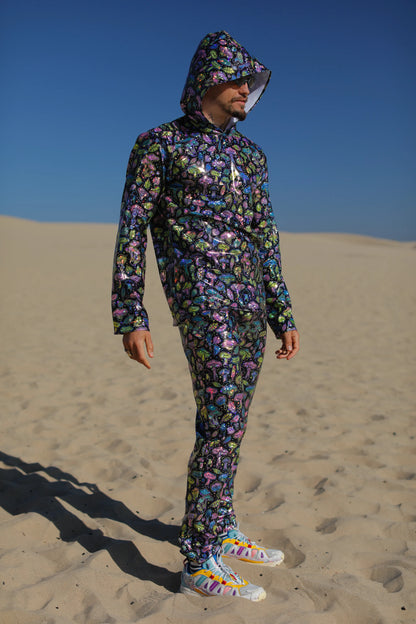 Neon Mushroom Tapered Pants