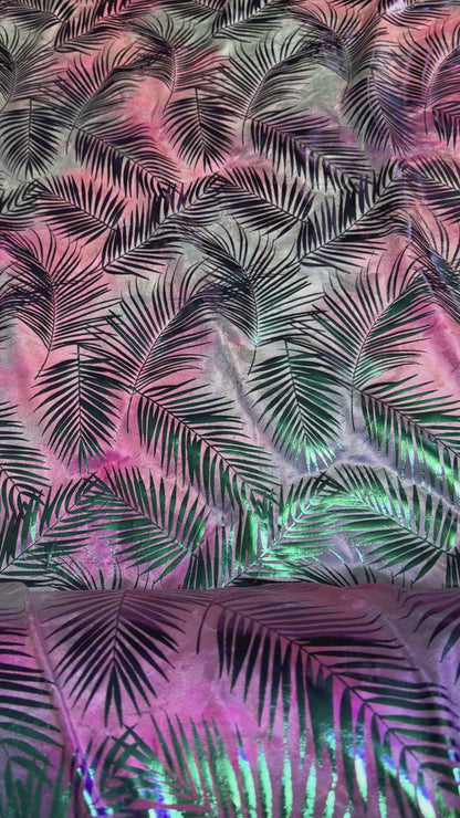 Tropical Neon - Stretchy Lining Fabric (Copy)