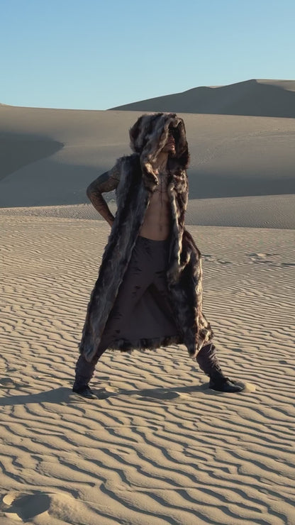 Dune Rebel Long Fur Vest