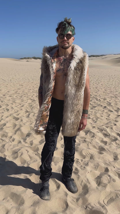 Desert Wolf Fur Vest